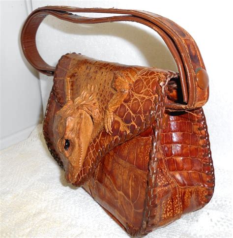 vintage genuine alligator purse